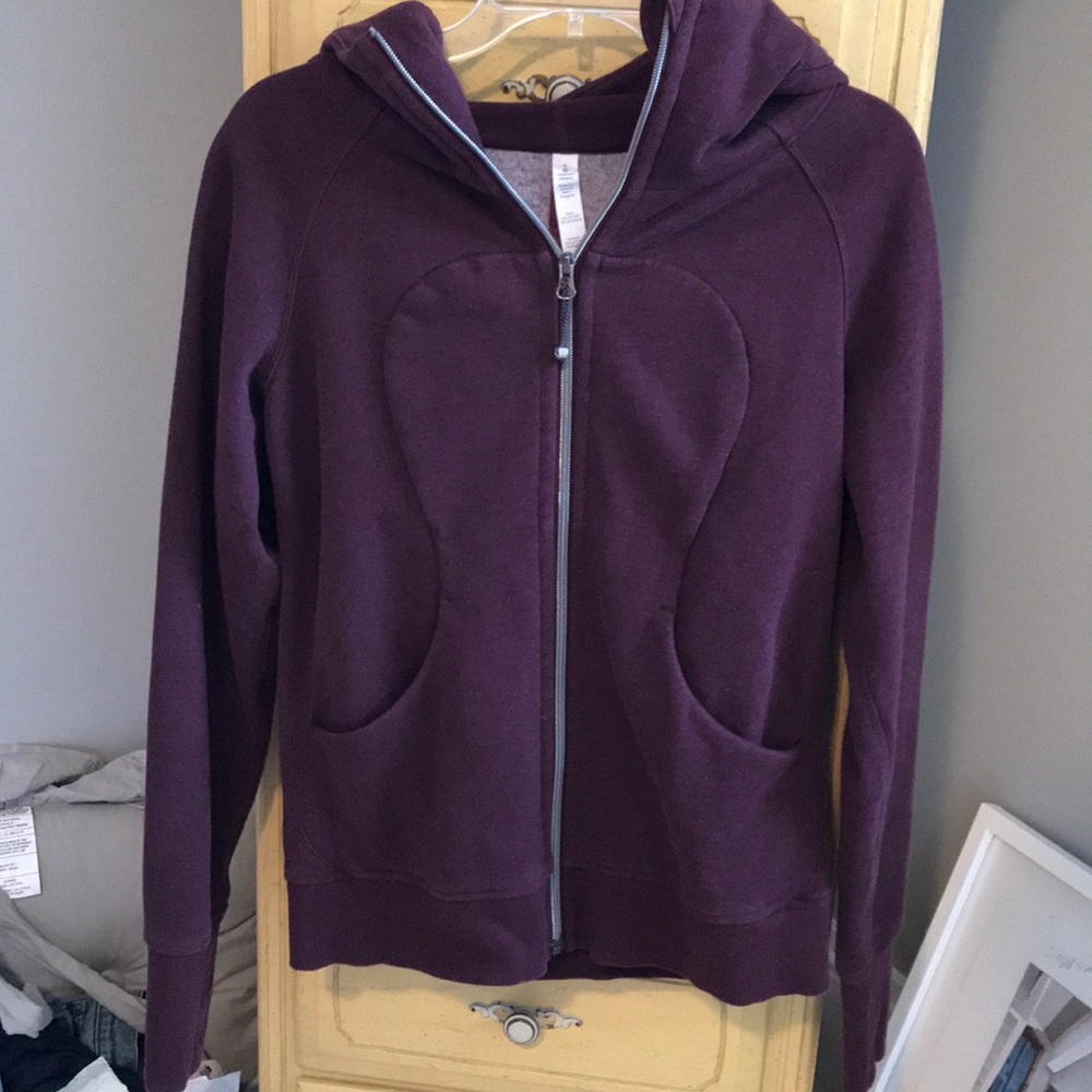 L u l u l e m o n  Maroon scuba hoodie